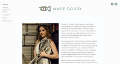 Desktop Screenshot of mariegoudy.com